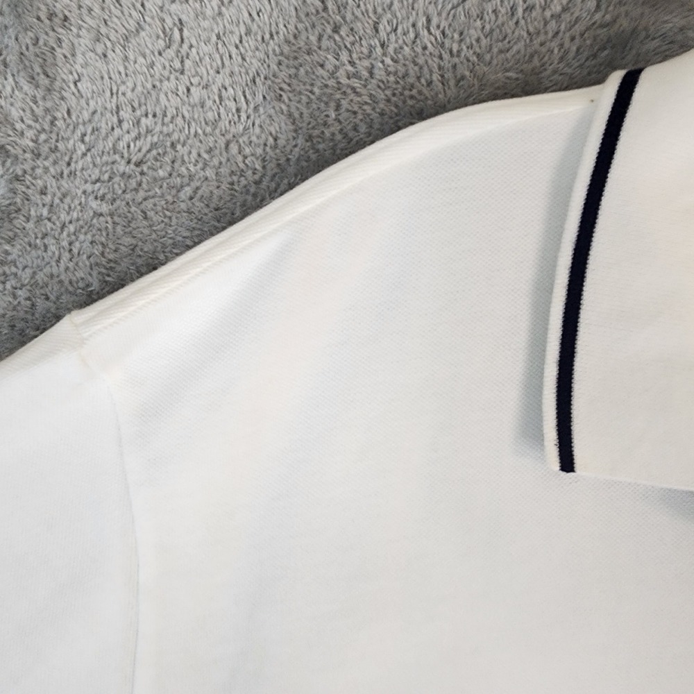 Polo Ralph Lauren Royal Yacht Club Shirt Mens XL White Pique Pocket Vintage Polo - Picture 8 of 11